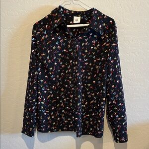CAbi Multicolor Patterned Blouse